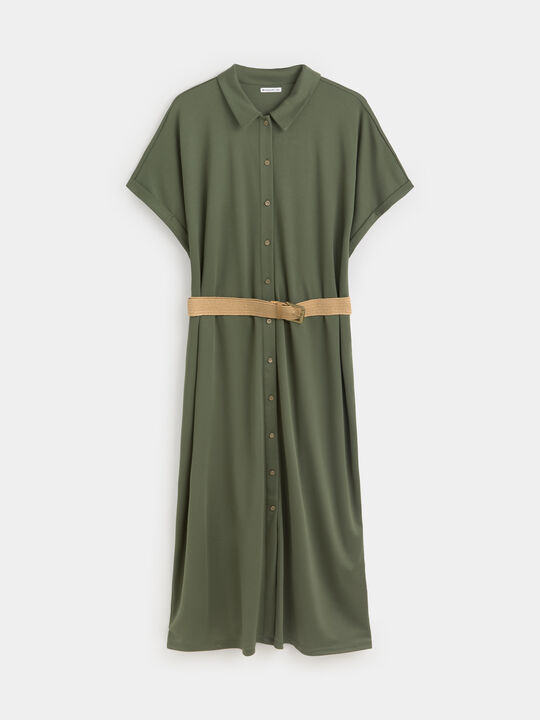 VESTIDO CAMISERO MODAL Bosque image number null