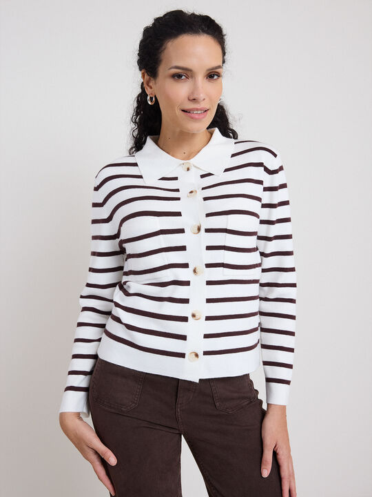CARDIGAN RAYAS Crudo image number null