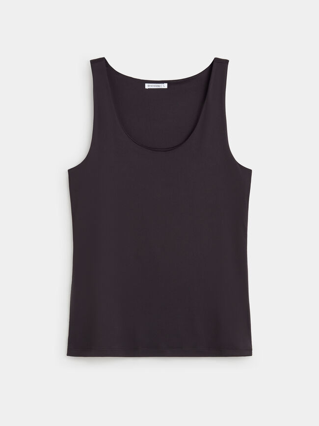 CAMISETA TIRANTE ANCHO Negro