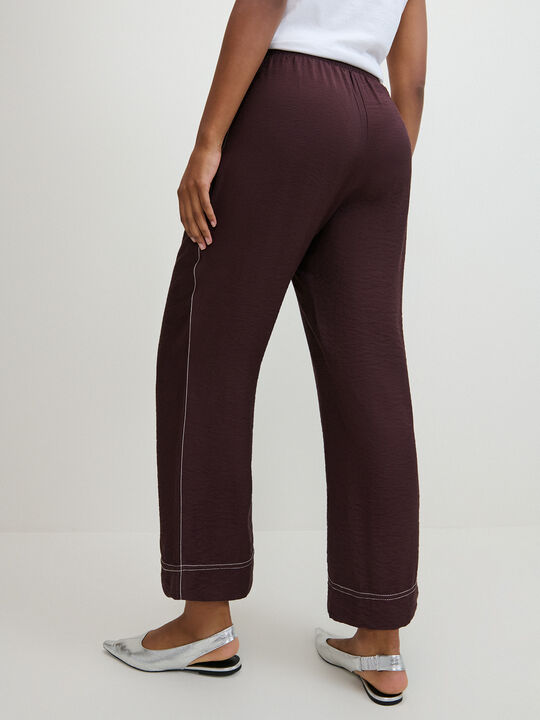 PANTALON ANCHO Marron image number null