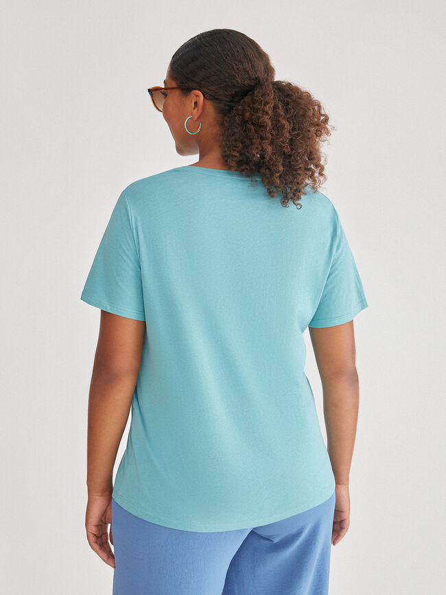 CAMISETA M/C SUMMER POSI Vintage Blue
