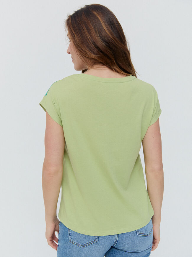 CAMISETA POSICIONAL HOJAS Manzana