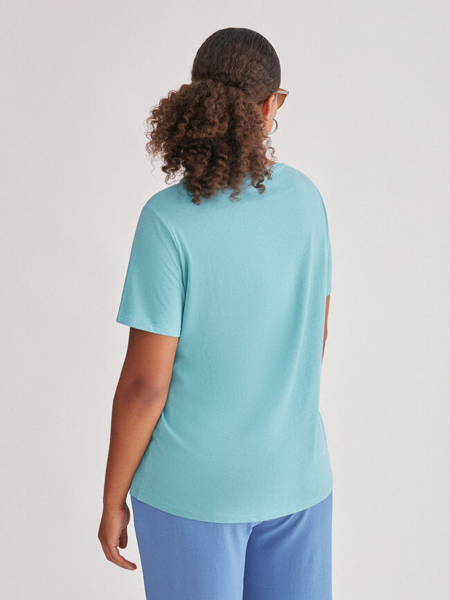 CAMISETA M/C SUMMER POSI Vintage Blue