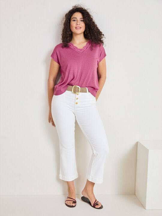 JERSEY CUELLO REDONDO rosa blush image number null