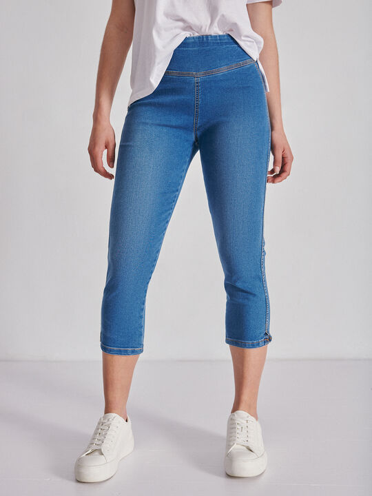 JEGGING CAPRI Mid blue image number null