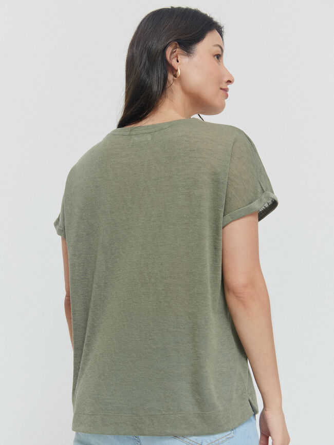 CAMISETA POSICIONAL PLUMAS Kaki