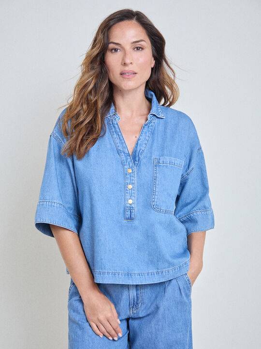 CAMISA VAQUERA GRANDE Mid blue image number null