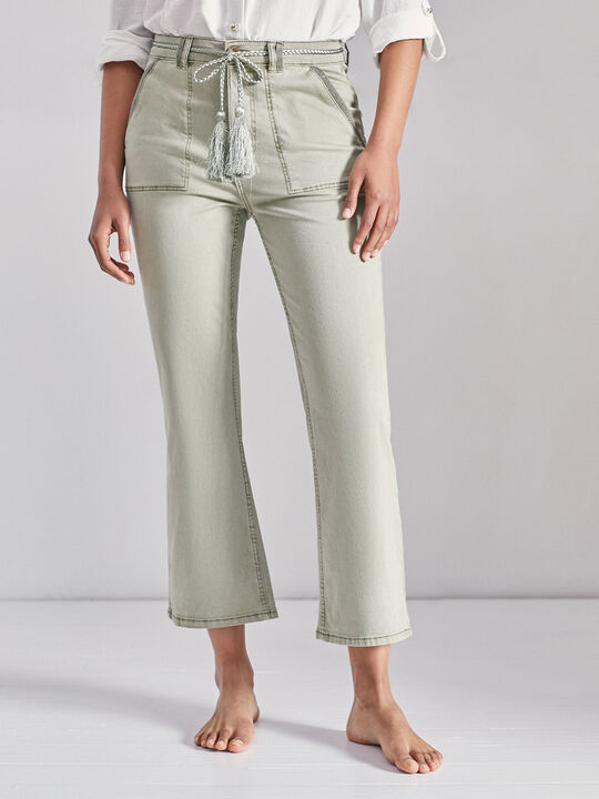 Pantalon acampanado Kaki image number null