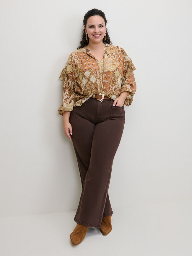 BLUSA ESTAMPADO Crudo