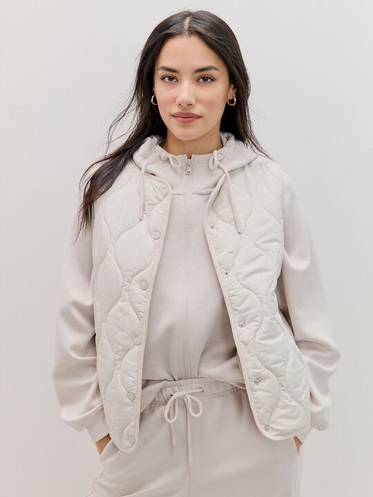 CHALECO ACOLCHADO Crudo image number null