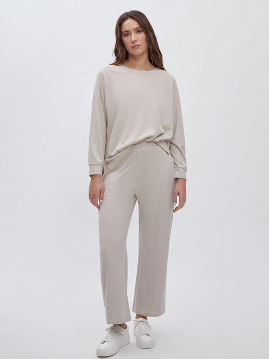 SUDADERA PUNTO SOFT Beige image number null