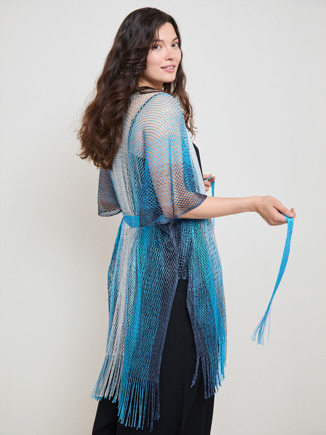 KIMONO REJILLA Azulon