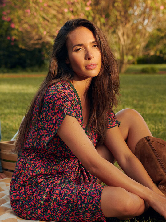 VESTIDO ESTAMPADO Estampado 1 image number null