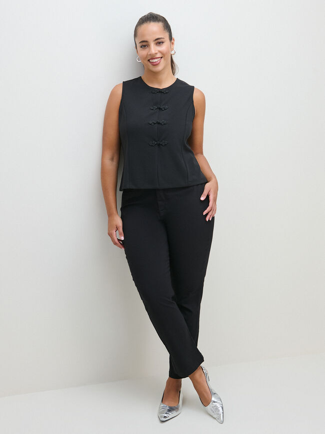 CHALECO ALAMARES SCUBA CREPE Negro