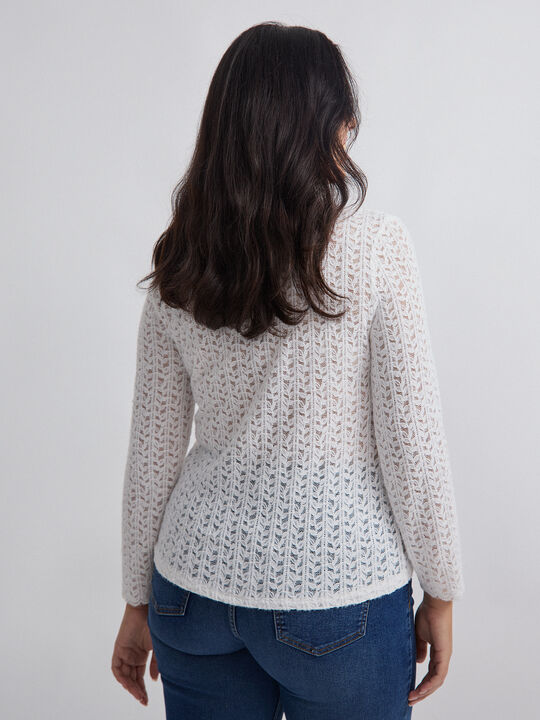 CAMISETA CUELLO PERKINS Blanco Hueso image number null