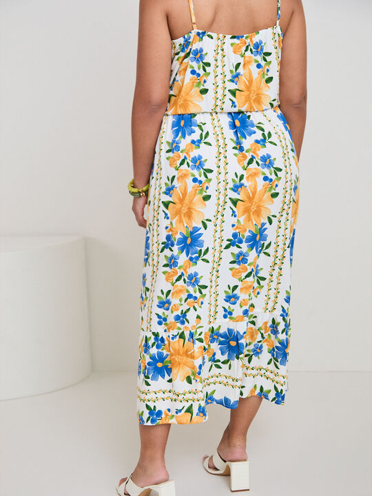 FALDA FLUIDA PRINT Crudo image number null