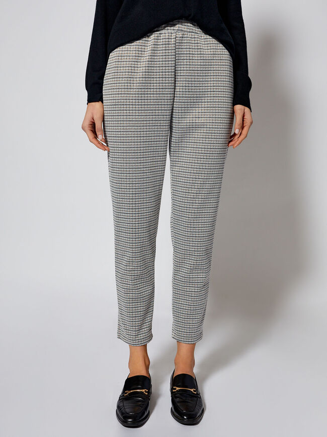 PANTALON CON GOMA Beige