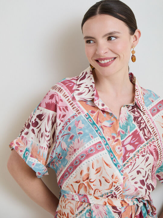 VESTIDO MIDI CAMISERO Bugambila image number null