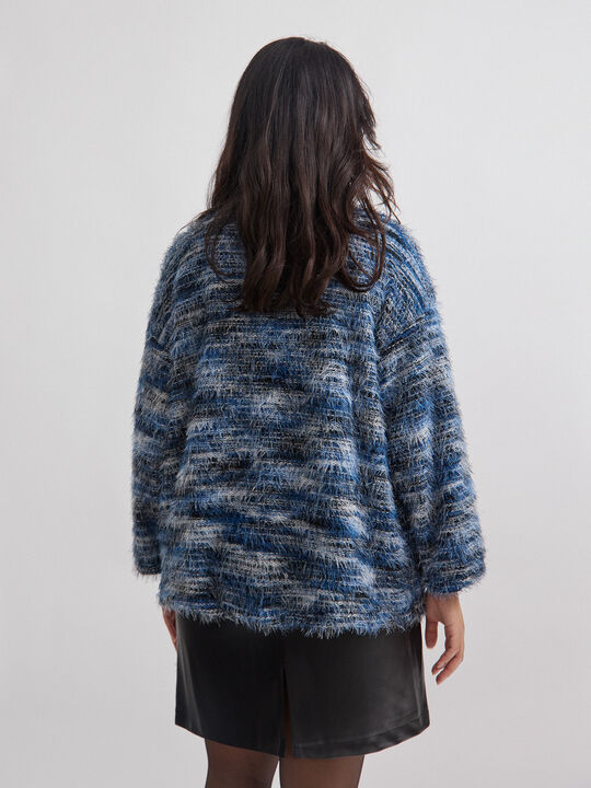 CHAQUETA LANOSA Azul Marino image number null