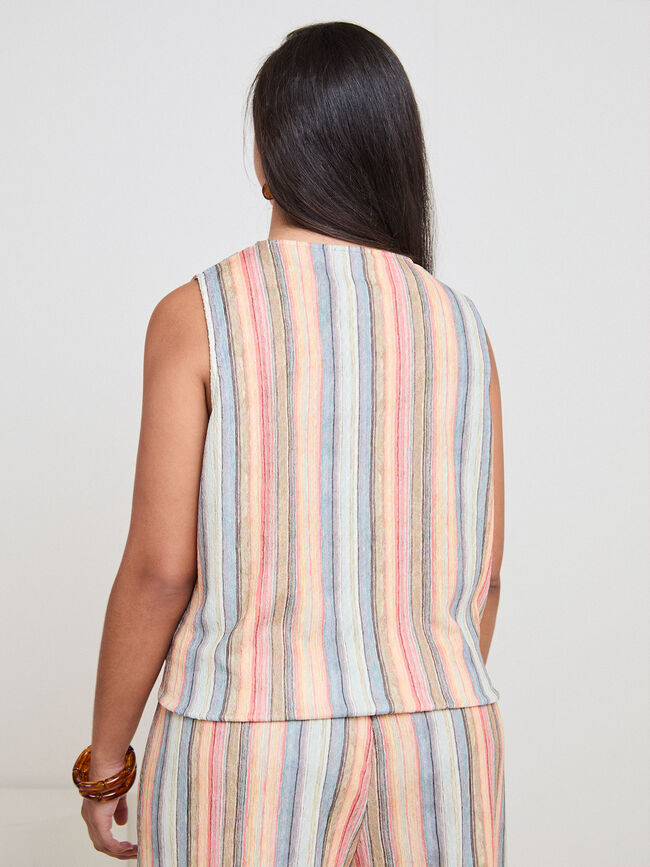 CAMISETA GOMA BAJO RAYAS CRINKLE Rayas 1