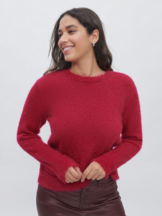 JERSEY CUELLO REDONDO Fucsia image number null