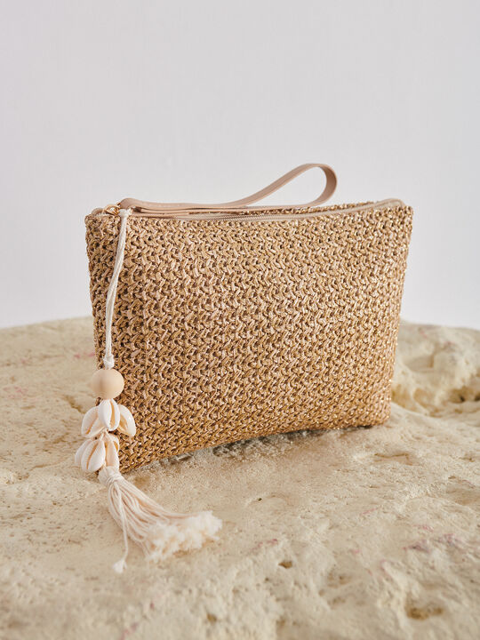 Bolso de mano Beige Tostado image number null