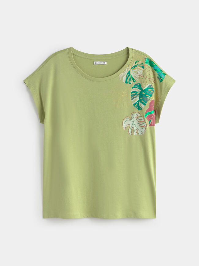 CAMISETA POSICIONAL HOJAS Manzana