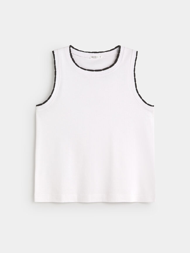 TOP DETALLE ONDAS Blanco Optico