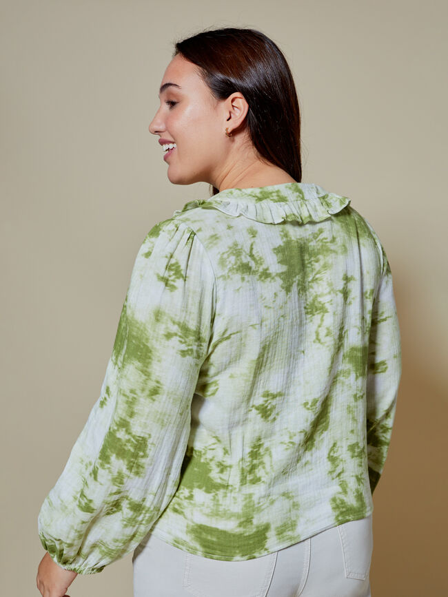 BLUSA FLUIDA TIE DYE Crudo