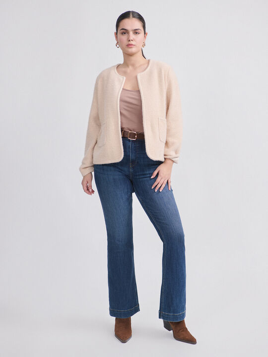 CHAQUETA DETALLE FORNITURA Crudo image number null