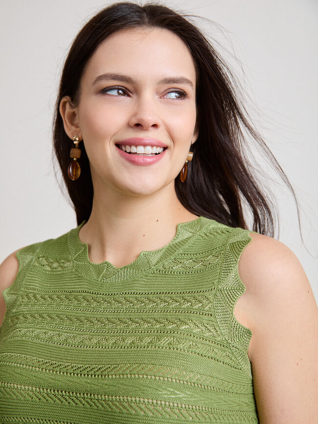 TOP DIBUJO CENEFA Verde