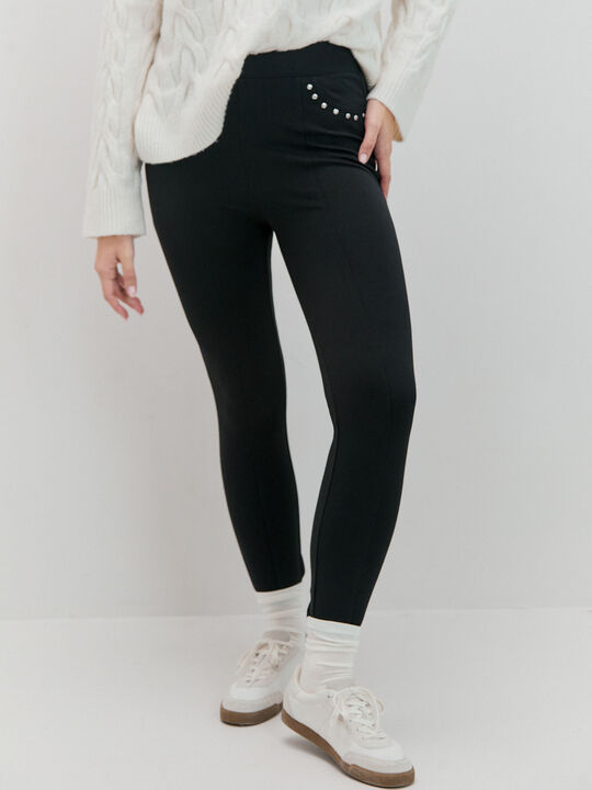 LEGGING DETALLE Negro image number null