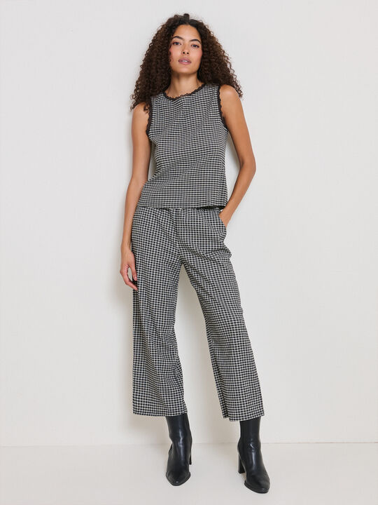 PANTAL&Oacute;N SET VICHY Negro image number null