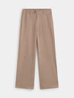 PANTALON RECTO RUSTICO Camel