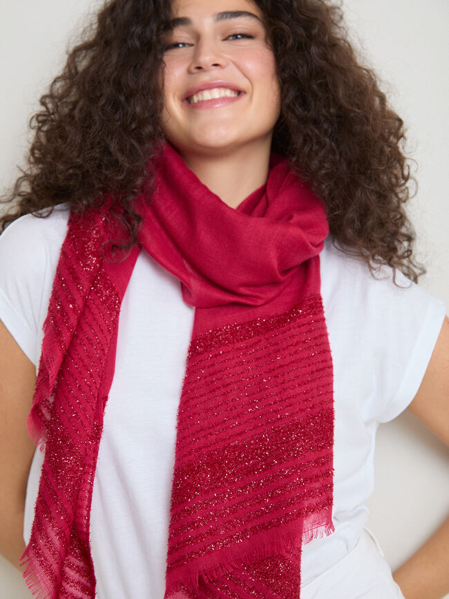 PA&Ntilde;UELO DETALLE BRILLO Rojo Cabaret