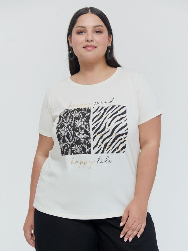 CAMISETA POSICIONAL ANIMAL Crudo