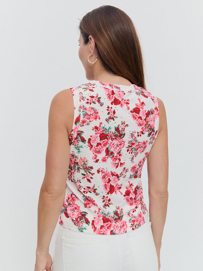 TOP ESTAMPADO Blanco Optico
