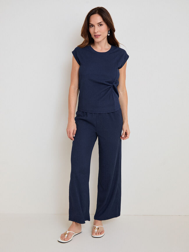 PANTALON TEXTURA Azul Noche