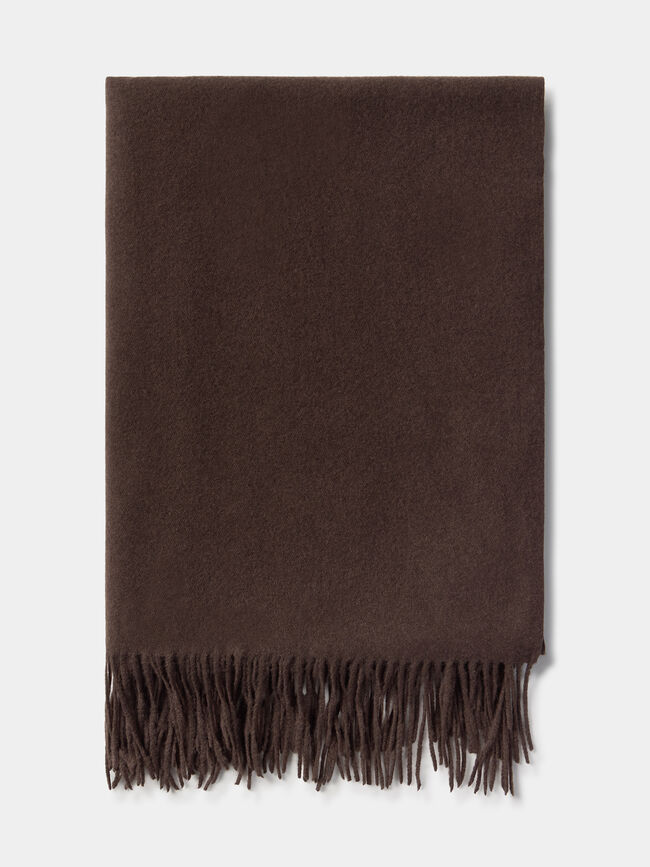 BUFANDA BÁSICA Marron Oscuro