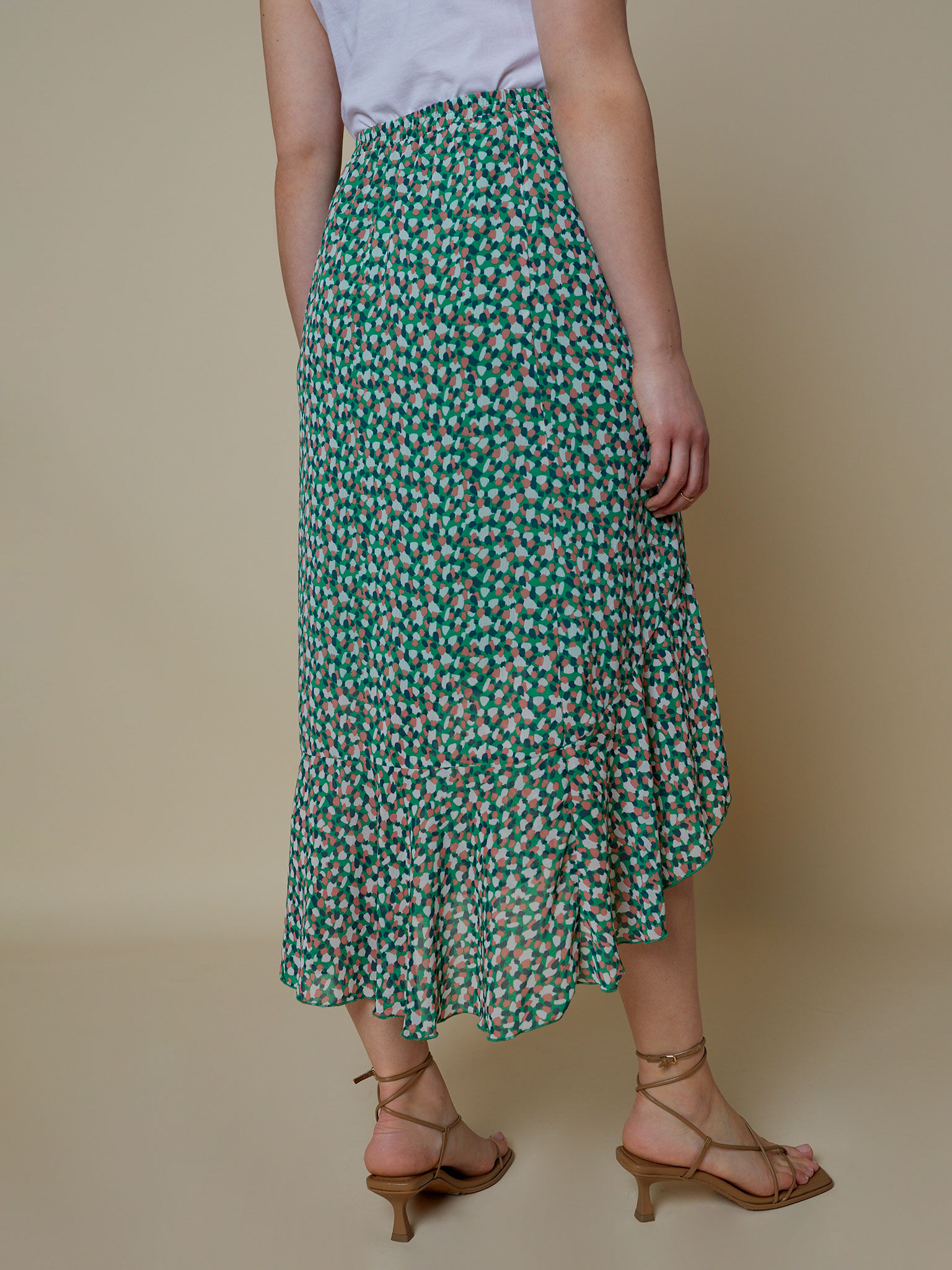 Falda estampada volante | Encuentro Moda CAN |19.99 EUR