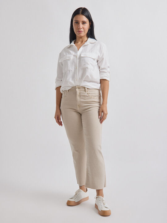 VAQUERO TACHAS BOLSILLO Beige image number null