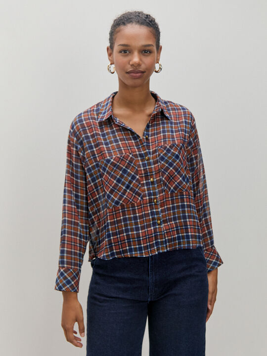 CAMISA DE CUADROS Arcilla image number null