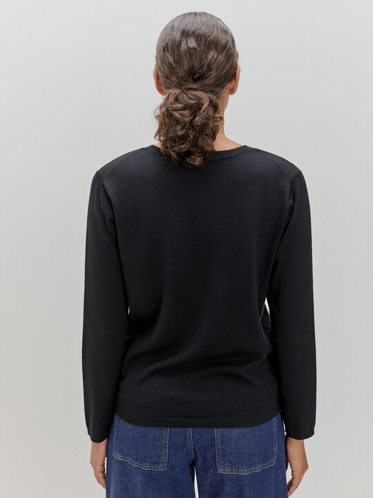 JERSEY CUELLO PICO Negro image number null