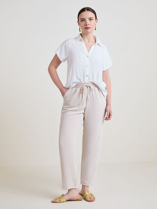 PANTAL&Oacute;N JOGGER Marfil image number null
