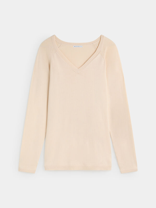 JERSEY PUNTO BÁSICO Beige