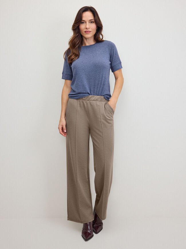 PANTAL&Oacute;N TWILL EL&Aacute;STICO NERVIO Beige