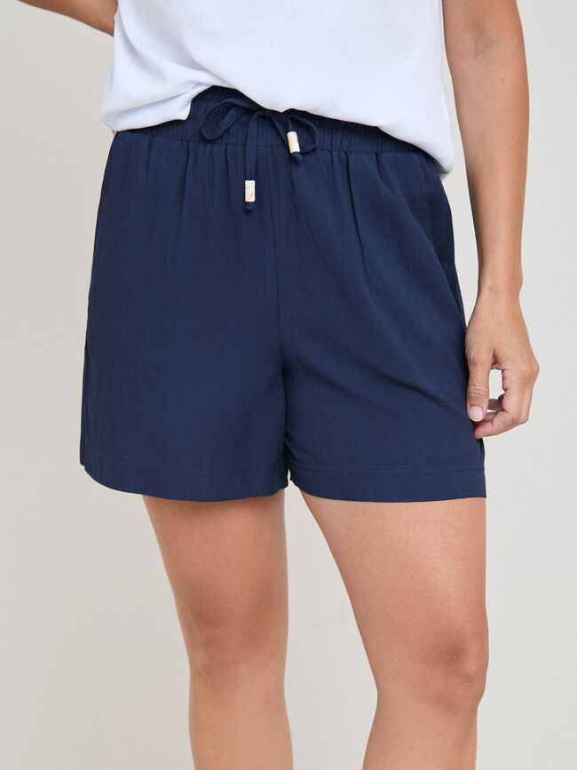 PANTAL&Oacute;N CORTO GOMA Azul Marino