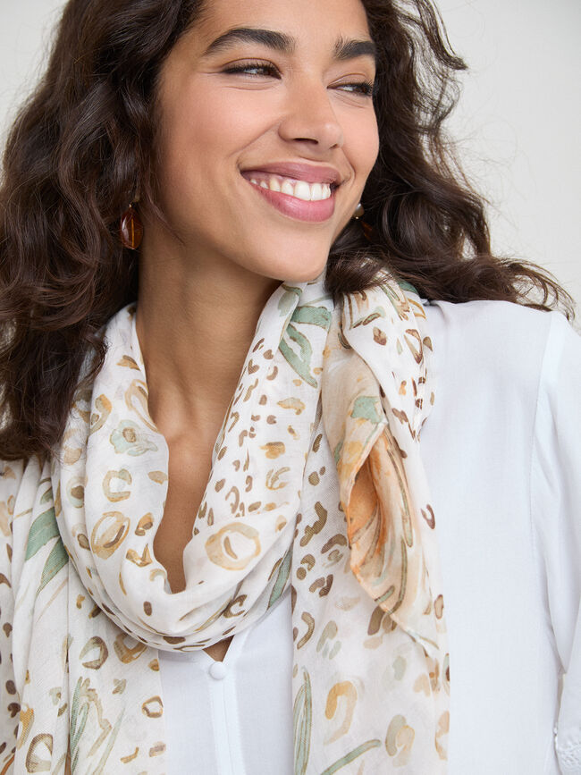 PA&Ntilde;UELO ESTAMPADO FLORES Crudo