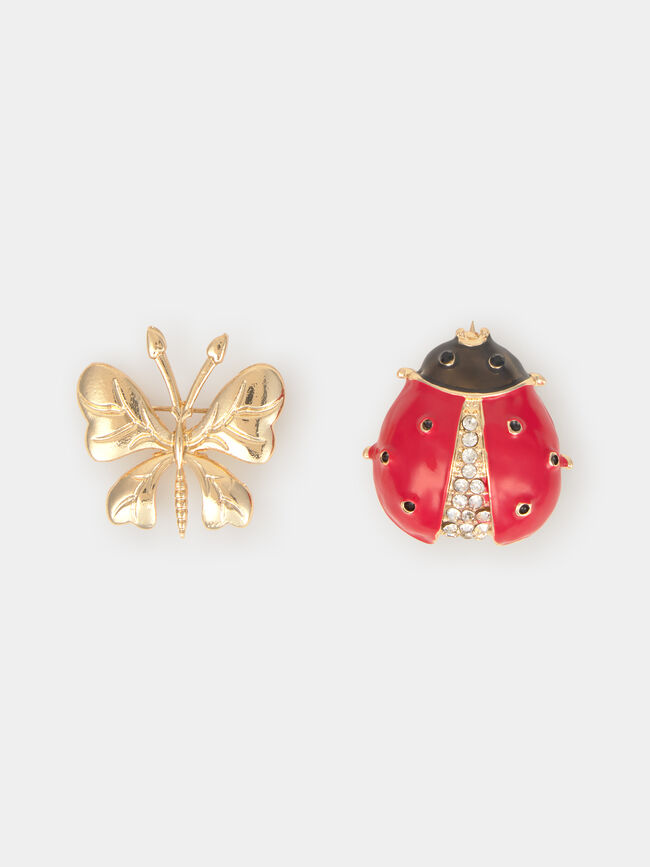 PIN MARIQUITA ROJA Rojo