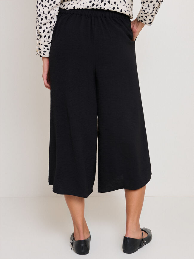 PANTAL&Oacute;N ANCHO BOTONES Negro